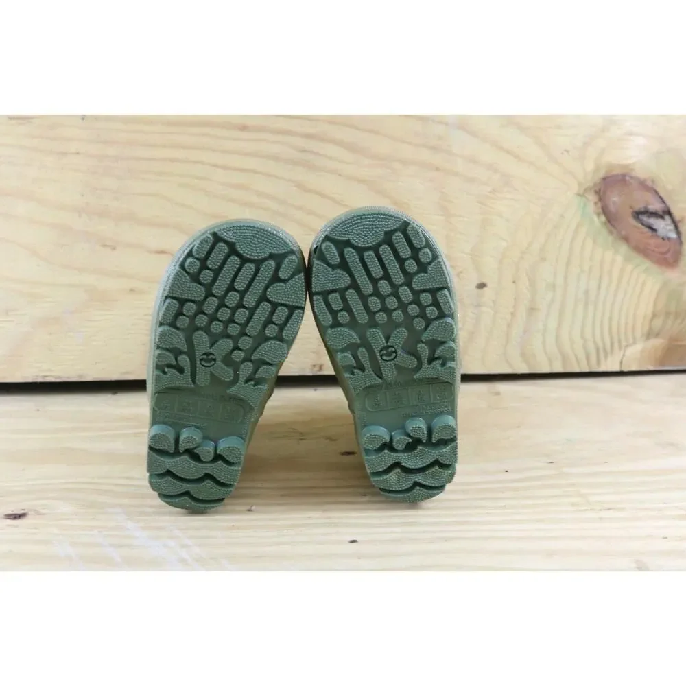 New Kidorable Rain Boots Dinosaur Green Boys 5 Wellies Shoes